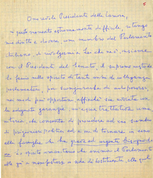 Lettera di Aldo Moro a Francesco Cossiga del 29 marzo 1978